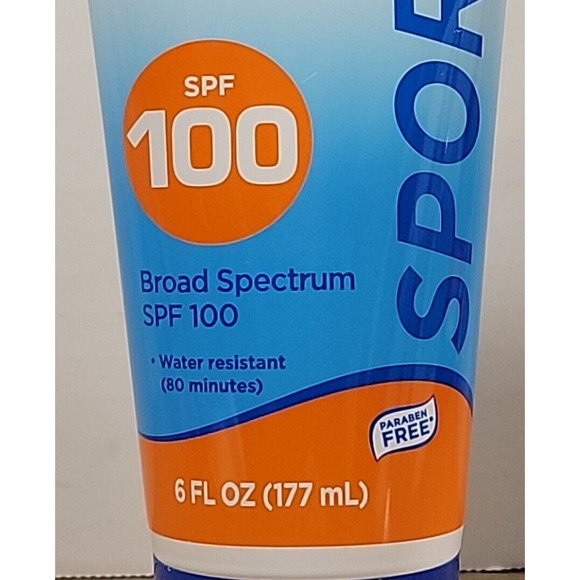 Equate Sport Sunscreen Broad Spectrum SPF 100 Water Resistant 6 Oz. Ext 06/27 - Picture 3 of 7